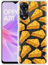 Cazy Hoesje geschikt voor Oppo A78 5G Cheesy