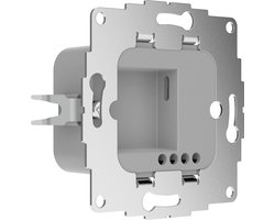 2USB - USB-C Wandlader 20W inbouw – Geschikt voor iPad & Tablet – USB-C Stopcontact – 32mm Inbouwdiepte – chargeMAX technologie – Snellader 3.0A – Grijs