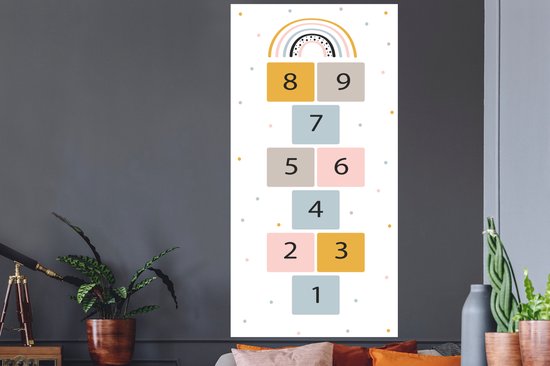 Autocollant Mural Enfant - 'Tant De Jouets, Si Peu De Temps' - Déco Crèche Ou Chambre