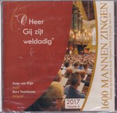Heer, Gij zijt weldadig, 1600 mannen 6 - 1600 mannen zingen Psalmen op hele noten met bovenstem in de Nieuwe Kerk te Katwijk aan Zee o.l.v. Bert Noteboom - Jaap van Rijn bespeelt het orgel