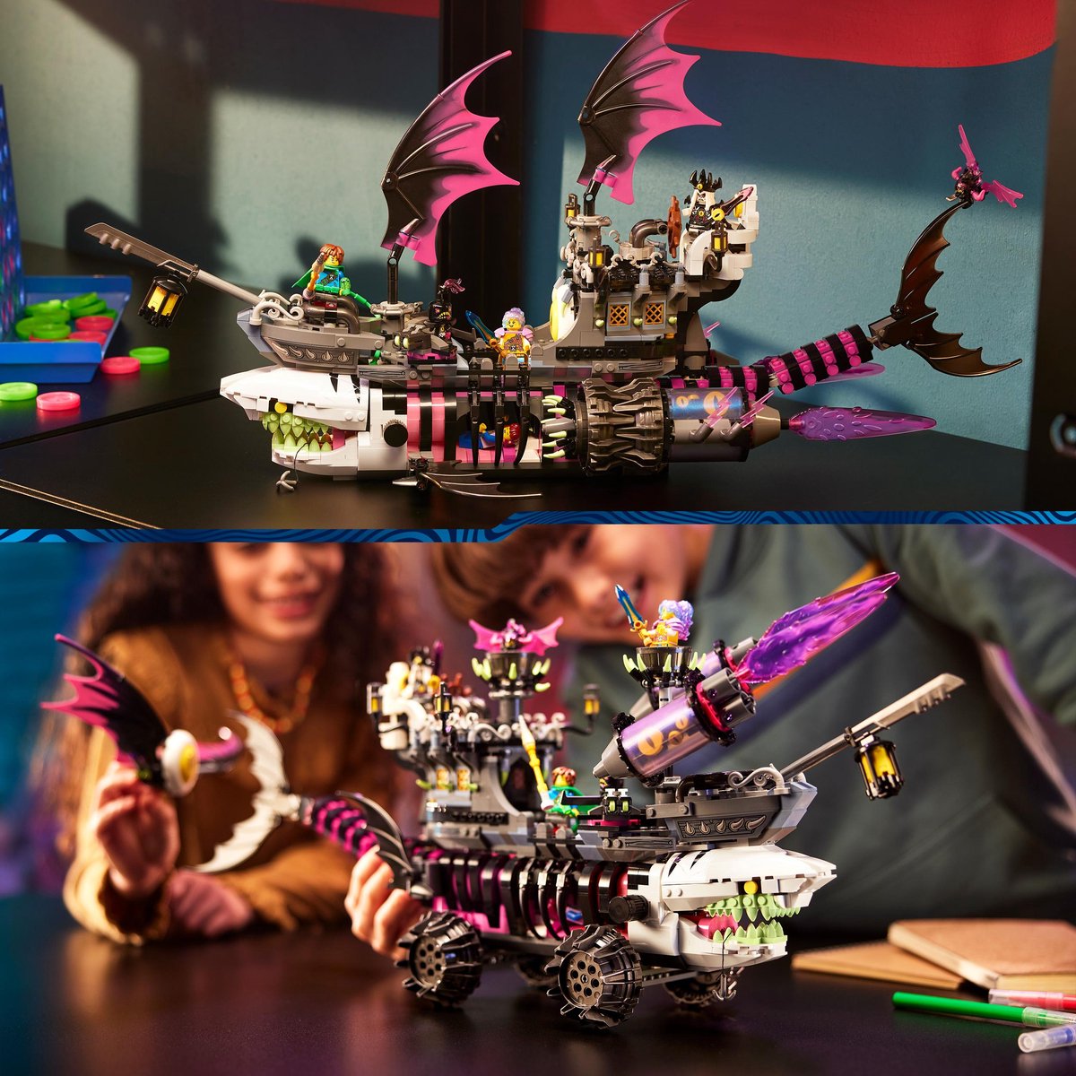 LEGO DREAMZzz Nachtmerrie Haaienschip Piratenschip Speelgoed - 71469 — afbeelding 20