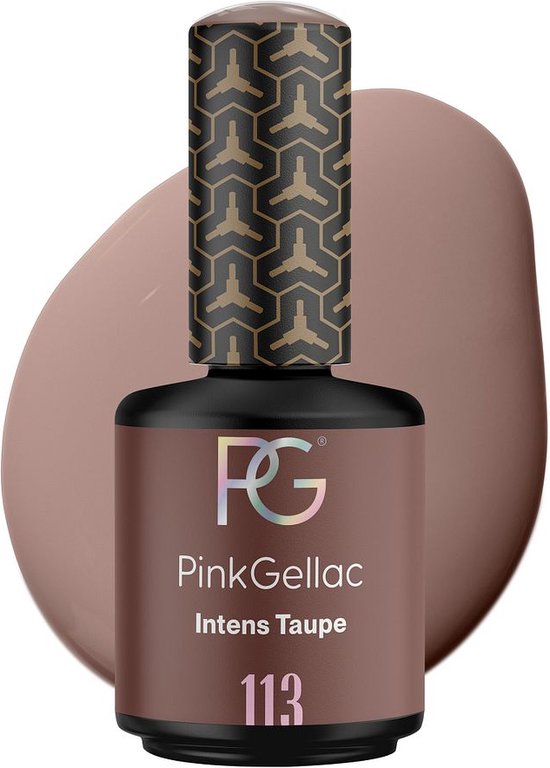 Pink Gellac 113 Intens Taupe Gel Nagellak 15ml - Taupe Gellak - Gelnagellak  -... | bol.com