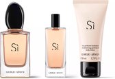 ARMANI - Si Eau de Parfum 50ml + Travel Spray 15ml + Body Lotion 75ml