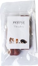 Petstyleliving Meerkleurig geperst bot met kip 10cm - Hondensnacks