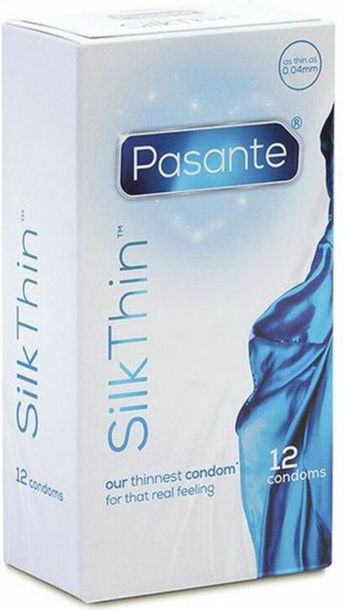 Pasante Silk Thin Condooms - 12 Stuks