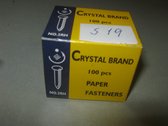 Crystal Splitpennen 100 Stuks 19mm