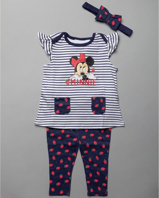 Disney | Kledingset | 3-delig | Minnie Mouse | 12-18 mnd