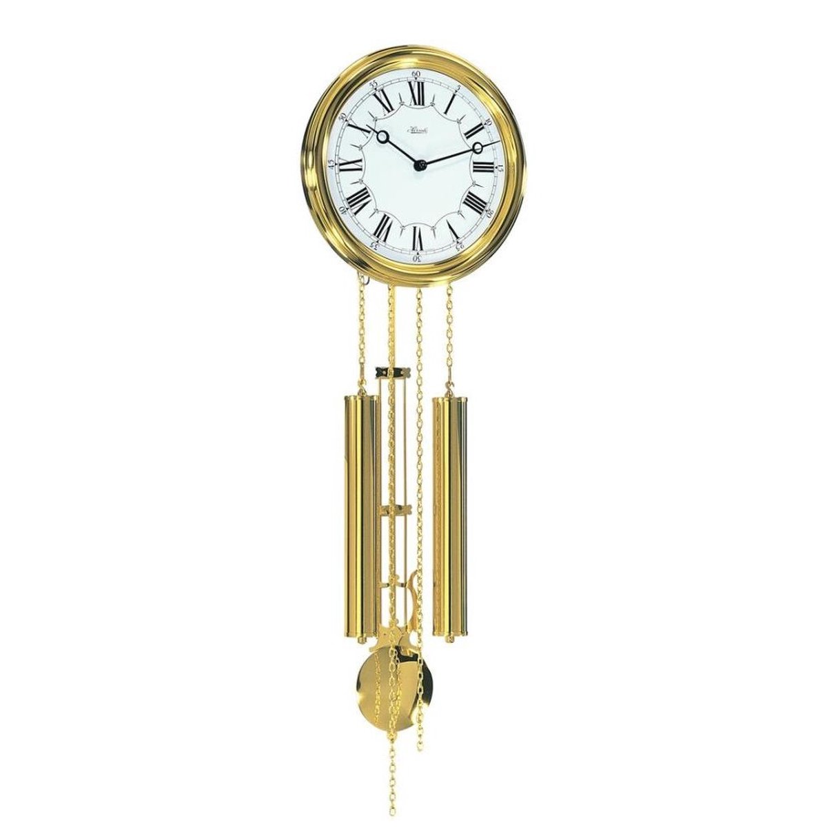 Hermle DOROTHY Quartz Wandklok 60992-002214, Messing