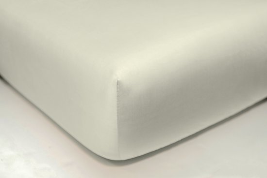 Casilin - Luxe Hoeslaken - Perkal Katoen - Gebroken Wit (ivoor) - 180x200cm