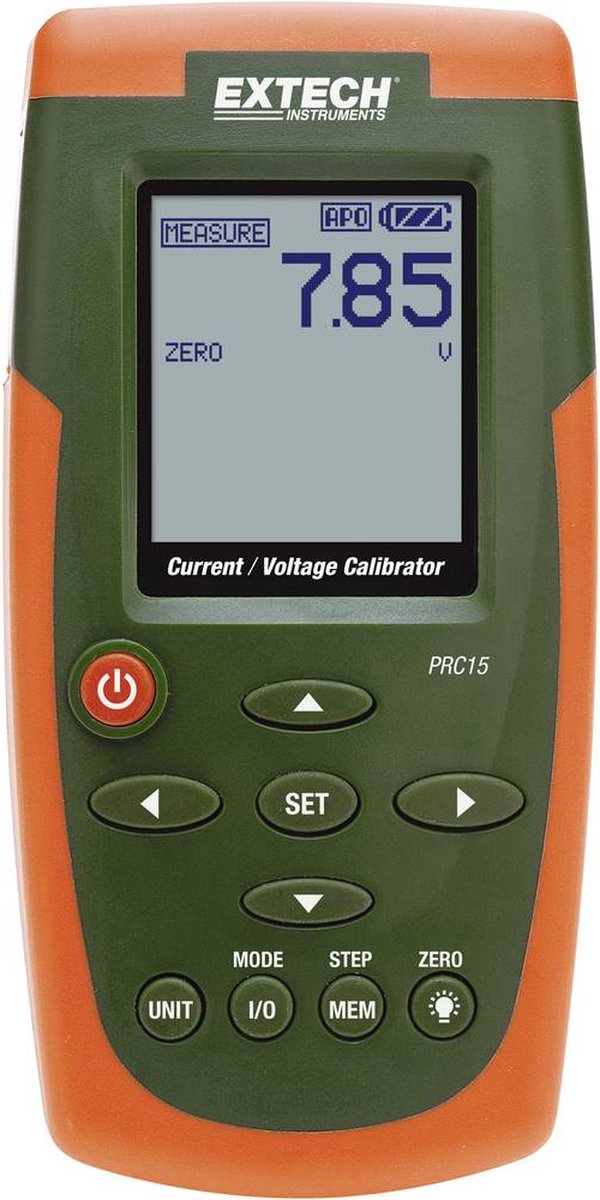Extech PRC15 - calibrator - spanning - stroom - 6x AA batterij (penlite) - meegeleverd - netvoeding meegeleverd