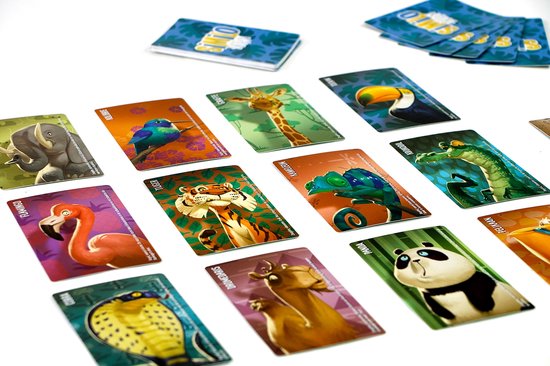 999 Games - Similo: Wilde Dieren - Kaartspel - Coöperatief kaartspel - Klein cadeautje