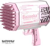 LED Bubble Bazooka - Original - pistolet à bulles - machine à bulles - pistolet à bulles - 1000 bulles avec lumières LED - ROSE