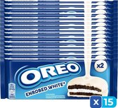 Oreo covered white - 41gr - 15 Stuks - Chocolade - Snack - Voordeelverpakking