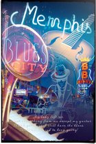 Poster Memphis Blues City 91,5x61 cm