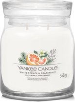Yankee Candle White Spruce & Grapefruit Signature Medium Jar