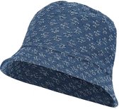 Sarlini - Bucket Hat - Vissershoedje - Hoed - Festival - Dames - Katoen - donkerblauw