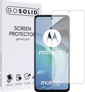GO SOLID! Screenprotector geschikt voor Motorola Moto G72 gehard glas