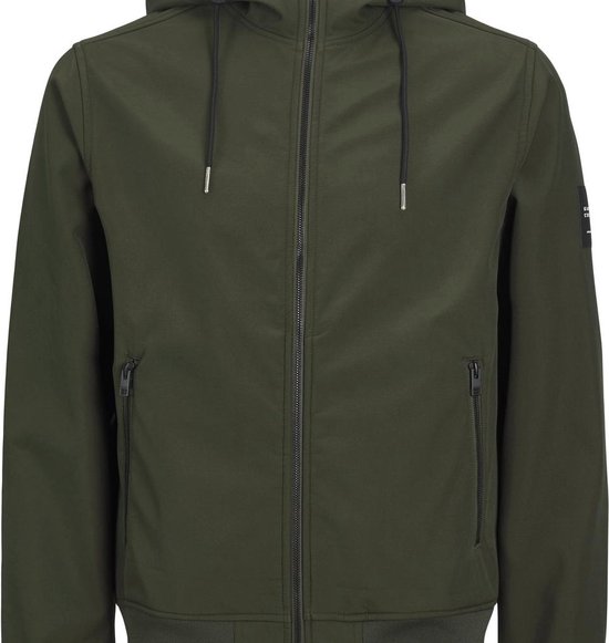JACK&JONES JJEBASIC SOFTSHELL HOOD NOOS Heren Jas - Maat XXL