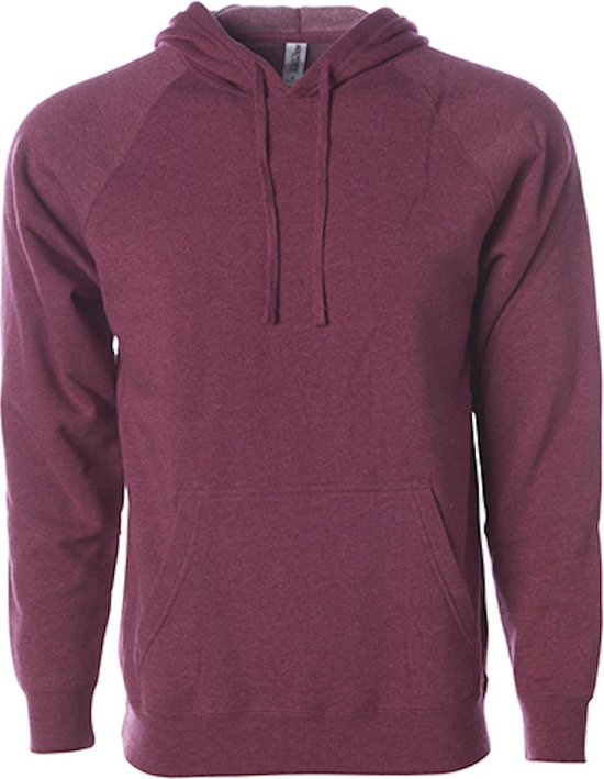 Midweight Special Blend Raglan Hoodie met capuchon Crimson - L