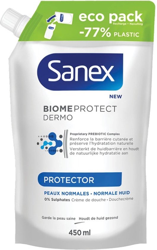 Sanex Douche BioMe Protect Dermo Protector Navulling (6 x 450ml)