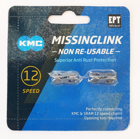 KMC Missing Link 12NR Speed Zilver 2 sets - 2 Sets - Bulk verpakking van KMC — afbeelding 3