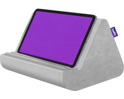 Buddi Dream Tablet / iPad / Smartphone Houder Schoot Kussen | Ideaal voor in bed, bureau, vliegreis, autorit | Grijs