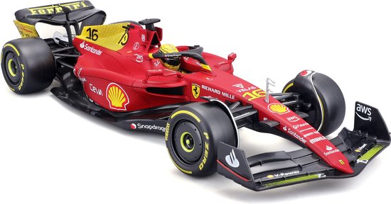 Maquette plastique Burago - Ferrari F1-75 C LECLERC - Maquette