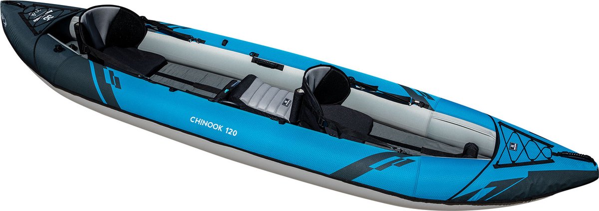 2025 Aquaglide Chinook 120 3 Man Kayak Blue - Kayak only