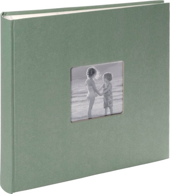 SecaDesign Fotoalbum Vita groen - 30x30 - 100 pagina’s - Fotoboek plakboek
