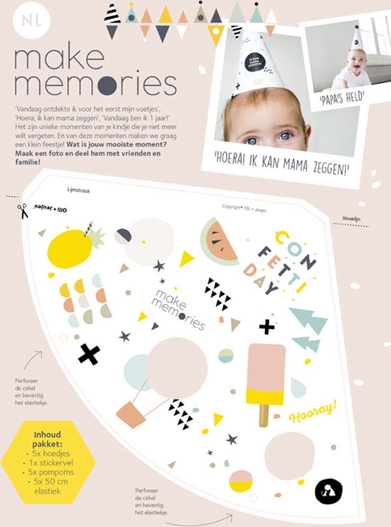 Olli Jeujeu DIY Feesthoedjes Bol olli-jeujeu-diy-feesthoedjes-bol