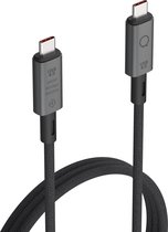 Linq byELEMENTS USB4 Pro Kabel - (USB-C naar USB-C-kabel) 1m - Zwart