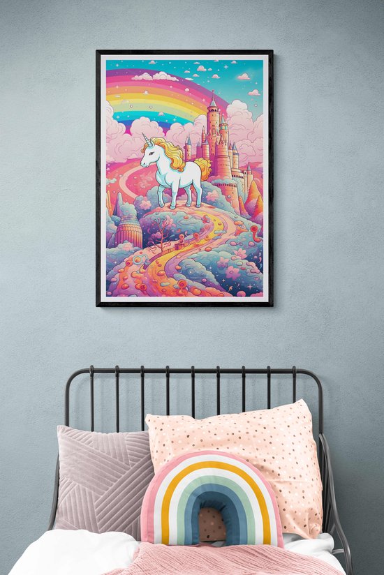Licorne Poster, Unicorn Poster, Affiche pour enfants, Affiche bébé, Chambre