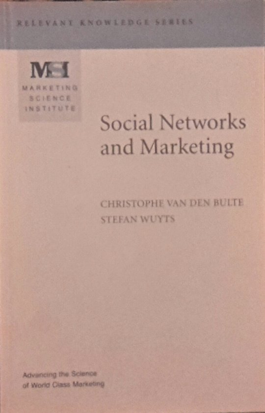 Social Networks and Marketing - cover