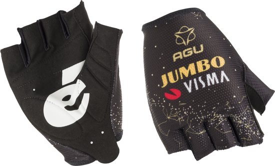 AGU Velodrome Tour de France 2023 Handschoenen Team Jumbo-Visma - Zwart - M