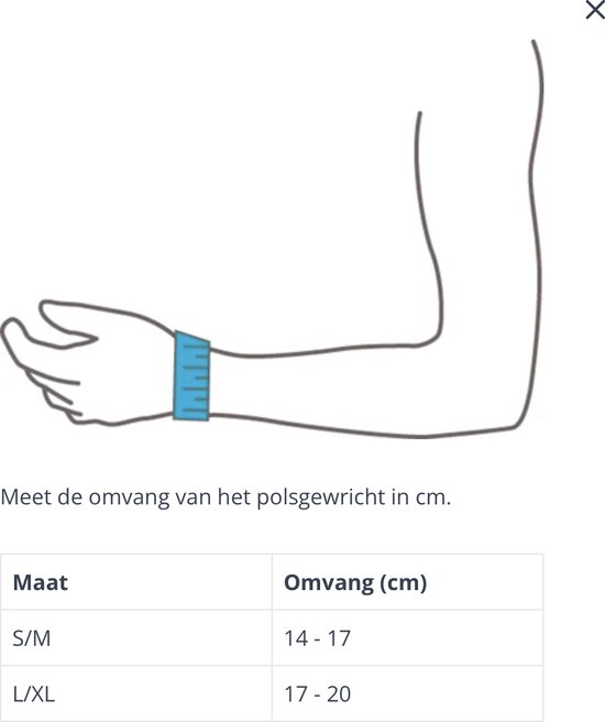 Bauerfeind Sports Wrist Strap Zwart bol