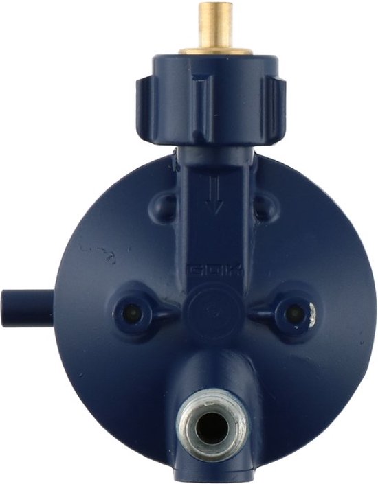 GOK boot gasdrukregelaar haaks 30mb DIN X 1/4 inch links — afbeelding 3