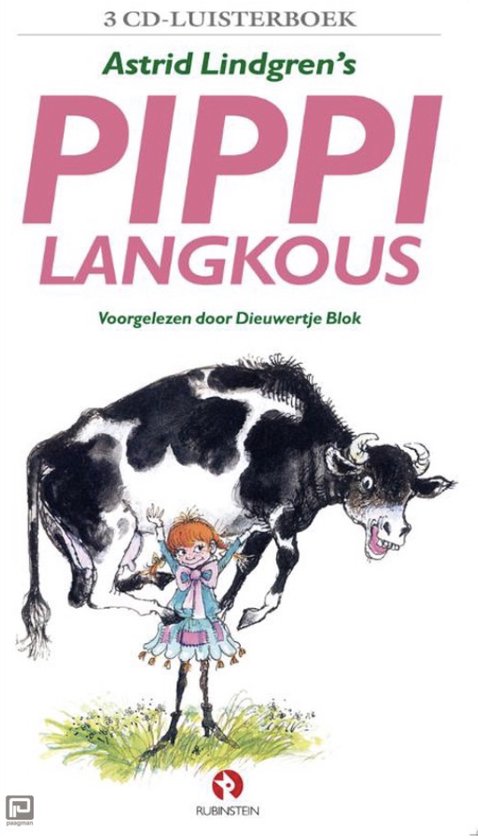 Cover van het boek 'Pippi Langkous 3 CD luisterboek' van Astrid Lindgren