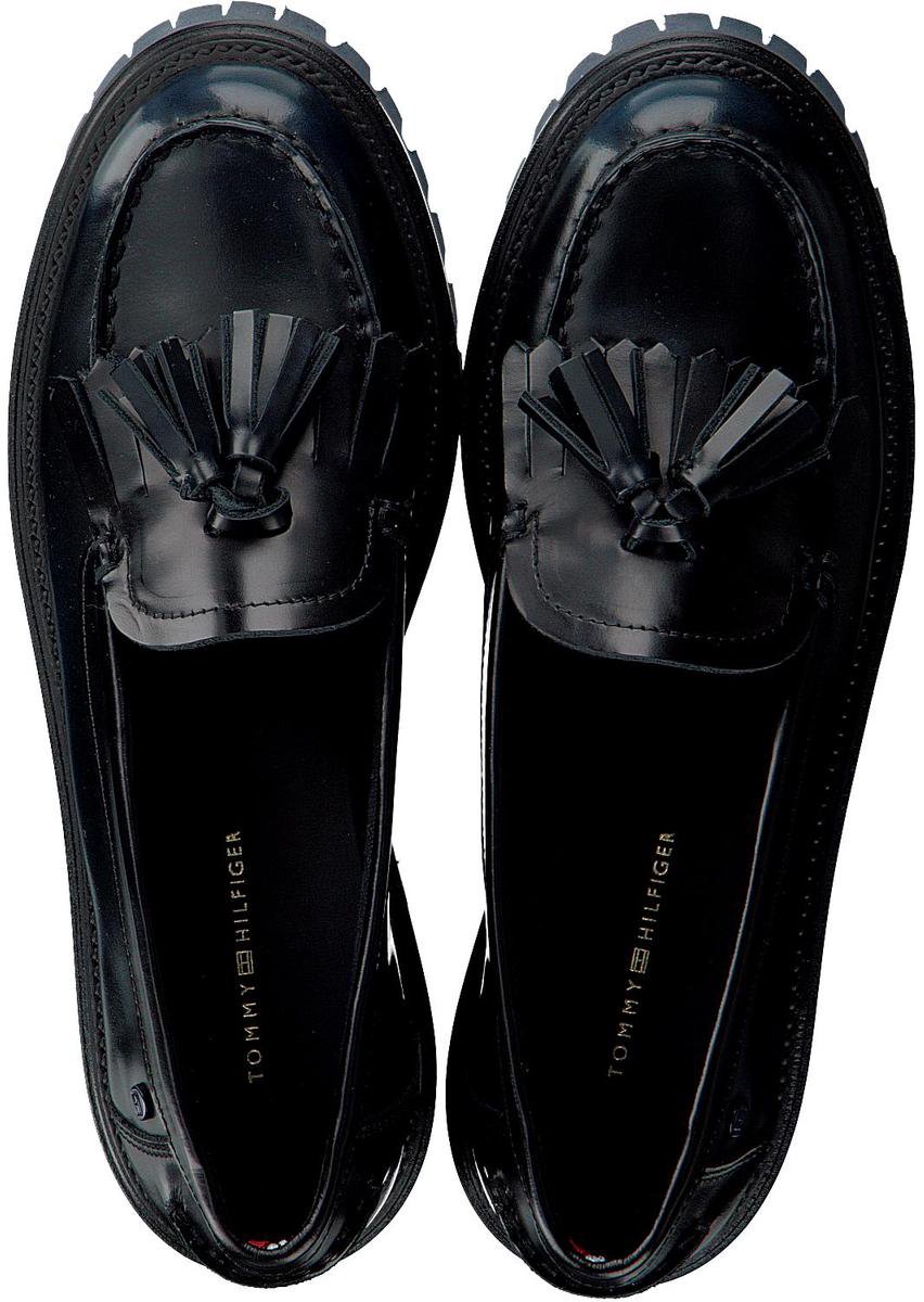 Tommy Hilfiger Dames Loafers Iconic Polished - Blauw - Maat 39 | bol.com