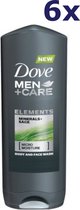 6x Dove Gel Douche Homme - Soin Elements Minéraux +sauge 400ML
