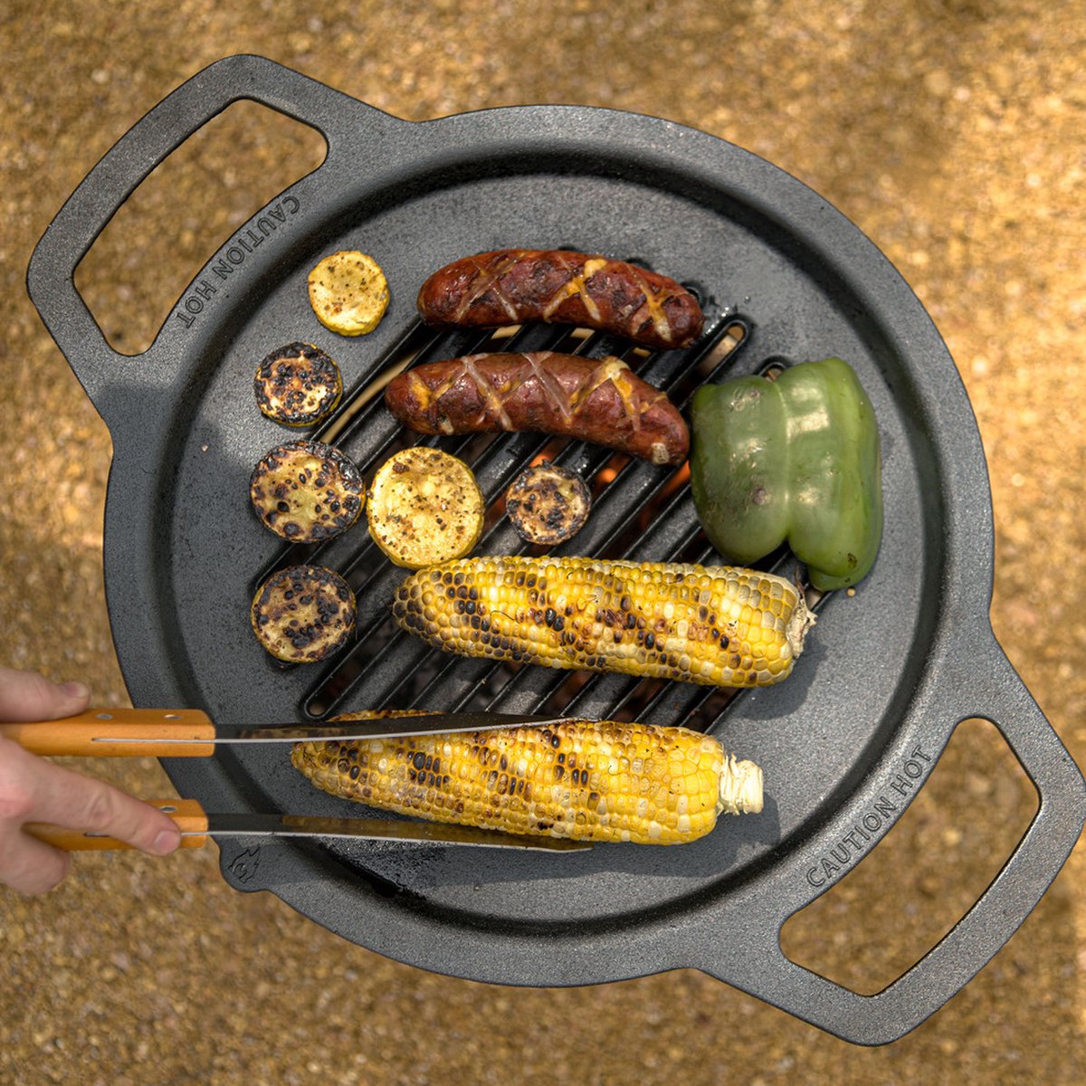 Solo Stove Ranger Cast Iron Griddle Plate with Adapter