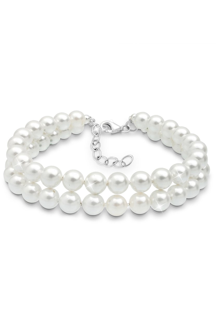 Elli - Armband - dames parels elegant met schelp parels in 925 sterling zilver - Dames
