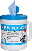 WIPEX Big-Grip dispenser Work, aanvulbaar, dispenser + rol poetsdoek of navulpak