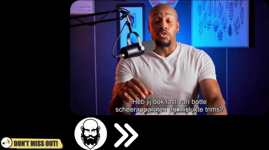 Rasoir 6-en-1 Homme + Tête de rasage Extra - Tondeuse - Sansbeauté® Skull Edition PRO MAX - Rasoir Electric pour le Face et la Head - Rasage - Rasage de la tête chauve - Wet & Droog - Électrique