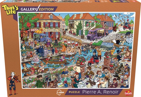 That's Life Gallery Edition: Pierre-Auguste Renoir - 1000 Puzzelstukjes - Legpuzzel (68x48cm)