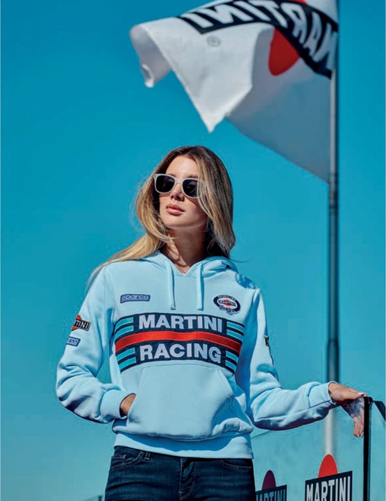 Sparco Martini Racing Hoodie - XXL - Heavenly Blauw van Sparco — afbeelding 2