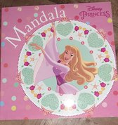 Disney princess Mandala kleurboek - prinsessen roze - 24 mandala's - prinses assepoester, doornroosje, belle, ariel, rapunzel, enz