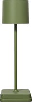 Chaise longue Lampe de jardin Cato | Acier | Vert mousse | Résistant aux intempéries