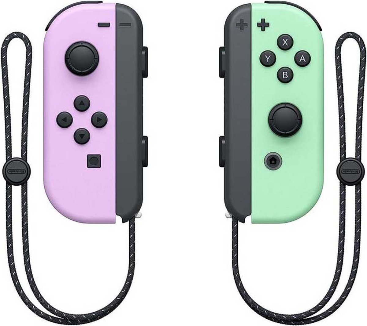 Nintendo Switch : des Joy-Con jaunes néon et une batterie à piles