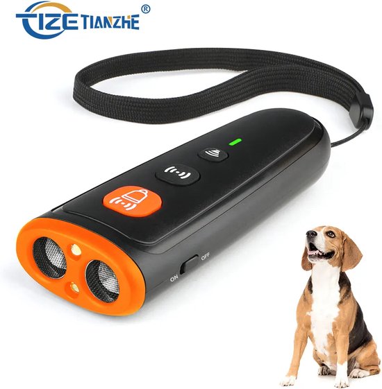 Anti-black-apparaat voor honden, 3 modi, anti-blaff, voor honden, 33 ft