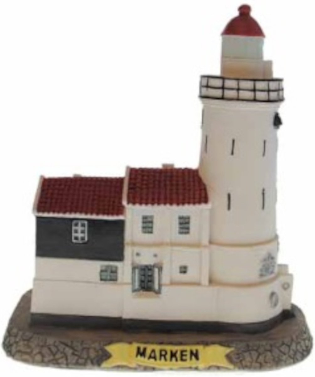 Vuurtoren Marken 13cm - Miniatuur Beeldje ''Het Paard''